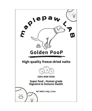maplepaw Freeze-Dried Natto Golden Poop Nattokinase Pet Food Topper Treats
