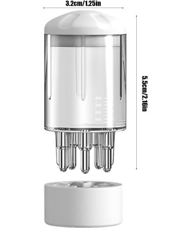 Zunishaone Scalp Oil Applicator Hair Proposal Bottle hair care bottle with integrated massage tools for hydration and daily maintenance white - Buy Online on GoSupps.com