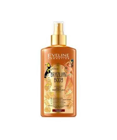 Eveline Cosmetics Brazilian Body Luxurious Golden Body Highlighter 5in1 150 ml - Buy Online on GoSupps.com