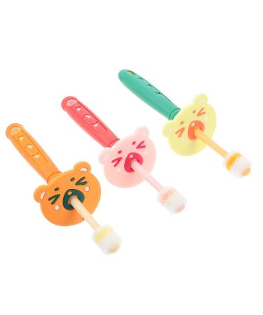 Collbath 3st toothbrush baby brush made of silicone teeth Clean oral care for babies cotton stuff for babies tooth cleaning brush rotating detergent toddler pp