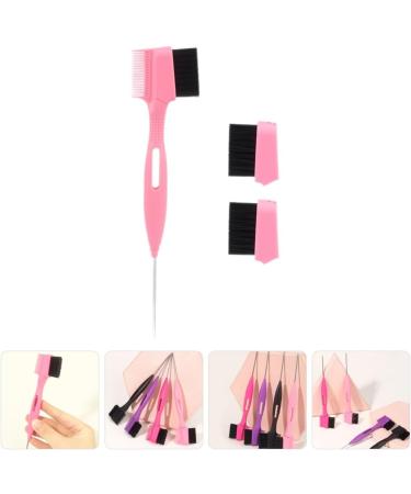 PATKAW 1 Set Double-headed Eyebrow Comb Brush Portable Eyebrow Comb Women Hair Edge Brush with Head Replacement - Buy Online on GoSupps.com