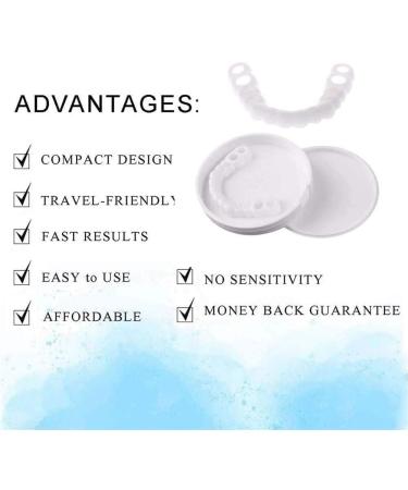 Xiaocui Teeth Prosthesis | Instant Perfect Smile Veneers | Comfort Fit Snap-On Cosmetic Dentistry - 2 Parts/Set - Buy Online on GoSupps.com