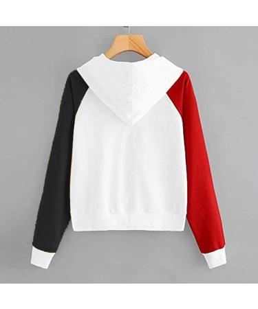 Bigfanshu Womans Tops Fashion Christmas Sweater Print Hooded Round Collar Long Sleeves - Buy Online on GoSupps.com