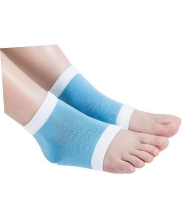 minkissy Spa Moisturising Heel Sock Moisturizing Heel Socks for Cracked Heels Moisturizing Gel Socks Foot Heel Socks Women Socks Moisturising Gel Heel Socks Spa Set Men and Women Breathable - Buy Online on GoSupps.com