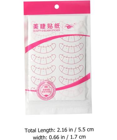 Healeved 40 Sheets Eyelash Positioning Paper Eye Tips Sticker Eyelashes Positioning Pad Eyelash Mapping Stickers Grafted Eyelashes Sticker Eye Positioning Tips Pad Patch Woman - Buy Online on GoSupps.com