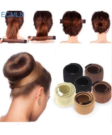 Buy Hair Twister Bun Tool - Light Brown Hairdressing Aid & Accessory for Perfect Hairstyles | International Shipping Available - Buy Online on GoSupps.com
