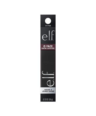 e.l.f. O Face Satin Lipstick - Richly Pigmented, Long-Lasting & Nourishing | Jojoba Infused, Vegan & Cruelty-Free | Smolder - Buy Online on GoSupps.com