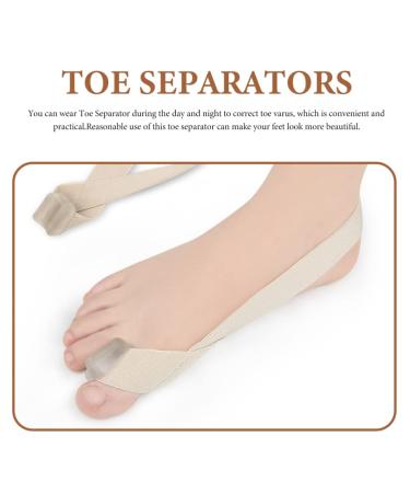 FRCOLOR Bunion Toe Separator - Orthopaedic Bunion Splint for Hallux Valgus Correction - Day Night Support, 2 Pieces, Size 35-40 - Buy Online on GoSupps.com