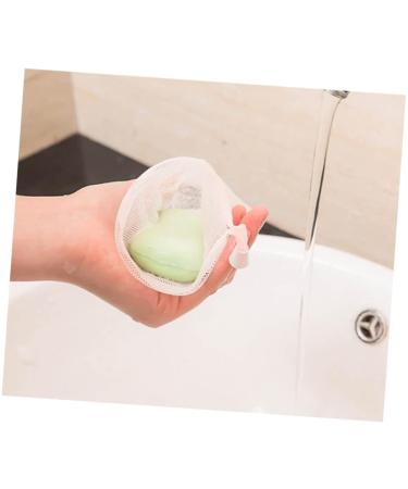 FOMIYES Exfoliating Mesh Soap Saver Bag - Japanese Bubble Net Holder for Enhanced Lather & Long-lasting Soap Use - Buy Online on GoSupps.com