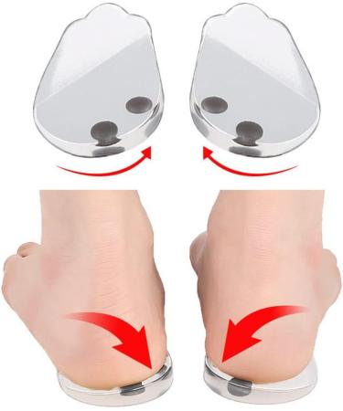 Orthopedic O/X Type Leg Corrector Insoles - 3 Pairs Silicone Heel Inserts for Foot Alignment & Pain Relief - Ideal for Knock Knees & Bow Legs - Buy Online on GoSupps.com