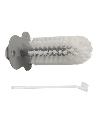 MEISO 2Pcs Turtle Brush Turtle Shell Cleaning Brush with Three Suction Cup Adsorbed on The Side Wall of The Aquatic Turtle Tank Tortoise Accessories Turtle Supplies with Small Brush