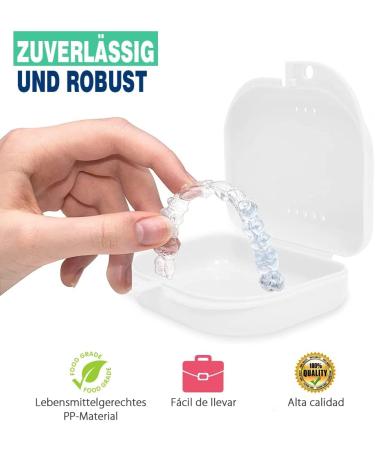 Premium Press Brush Set & Dental Cleaning Box for Braces & Dentures - Travel-Friendly Storage Solution - Buy Online on GoSupps.com