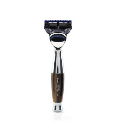 Edwin Jagger Diffusion 36 Series Razor for Fusion Blades (Imitation Light Horn) Horn
