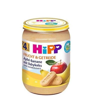 Hipp Apple-Banana with Baby Biscuit 190 g Apple-Banana with Baby Biscuit 190 g