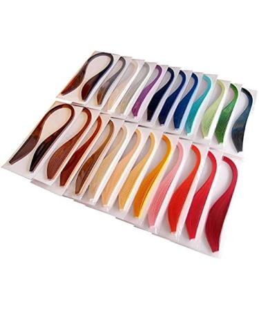 Teal Quilling Paper Strips 7mm - 120pcs, 54cm - ODETOJOY Teal Paper Quilling Set for Beginners - Ideal for Card Making & Scrapbooking - Buy Online on GoSupps.com