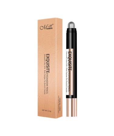 Buy Exquisite Shimmer Eyeshadow Stick | Long Lasting Waterproof Crayon in Silver Pearl Champagne Gold Smokey Bronze - Shop Internationally - Buy Online on GoSupps.com