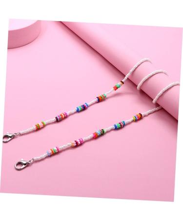 Minkissy 2-Pack Anti-Drop Chain for Kids Glasses - Soft Acrylic Lanyard and Masking Band for Elementary School Ideal for Glasses and Face Masks - Buy Online on GoSupps.com