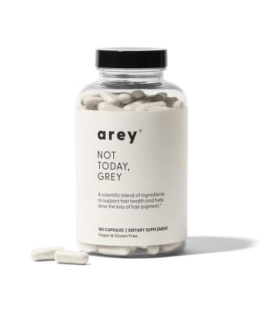 Not Today Grey Daily Hair Supplement | Slows Grey Hair Growth & Repigment | Promotes Healthier Thicker Hair | Biotin B +D Vitamins & Proprietary Complex | Vegan & Gluten Free (3 Month Supply)