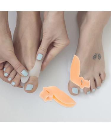 INOOMP Thumb Splint Pairs - Silicone Toe Separators & Straightener for Crooked Big Toe - Hallux Valgus Corrector & Yoga Thumb Protector - Buy Online on GoSupps.com