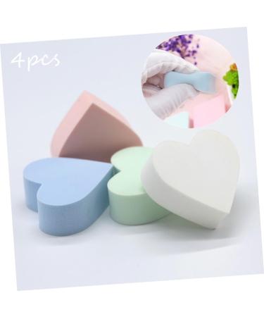Beaupretty 12 Pcs Makeup Sponges Set - Heart Shape Foundation & Cleansing Facial Puffs for Flawless Makeup | International Shipping Available - Buy Online on GoSupps.com