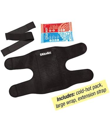 MUELLER Cold/Hot Therapy Wrap – Large Black | Best Relief for Pain & Injuries | International Shipping Available - Buy Online on GoSupps.com