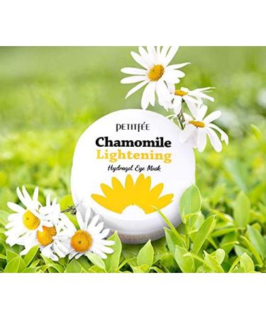 Petitfee Chamomile Lightening Hydrogel Eye Mask 84g 60Pcs