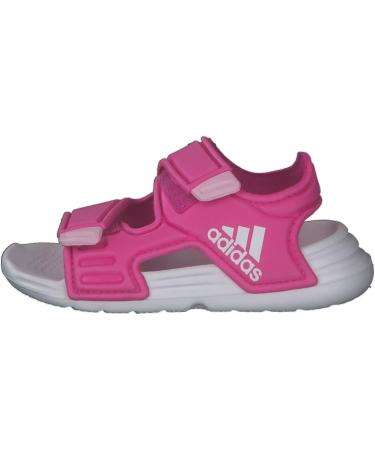 adidas Kids Altaswim Beach & Pool Shoes - 6 UK Child - Lucid Fuchsia/White/Pink - Buy Online on GoSupps.com