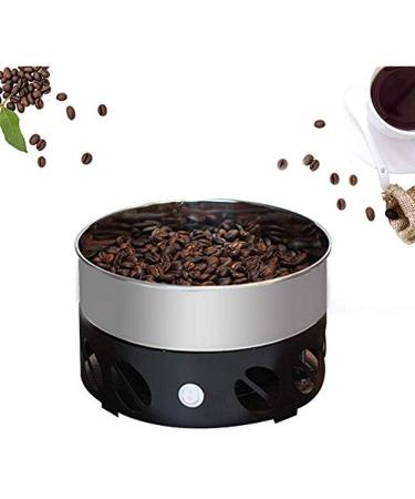 BLUNOA 500g Home Coffee Bean Cooler Double Layer Filter Coffee Bean Cooler Roaster Matching Rapid Cooling System Plate for Home Cafe Cools Roasted Coffee Beans Rich Flavor (Color: Black)