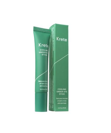 KRETE Cooling Under-Eye Stick with Liposomal Caffeine and Tripeptide-5 - Helps with Dark Circles and Puffiness Vegan & Cruelty-Free 15ml - Buy Online on GoSupps.com