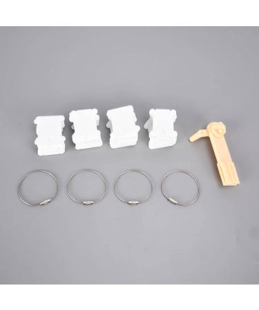 120 Plastic Tooth Floss Coil Cards with Dental Floss Winders & 4 Dental Covers - Ideal for Craft DIY Embroidery & Sewing Storage - Buy Online on GoSupps.com