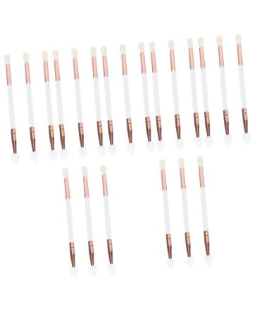 Balacoo 21 Pcs Eye Shadow Brush Eyeshadow Wooden Ratchet Noise Maker Woman Makeup Tool Travel Brush Head