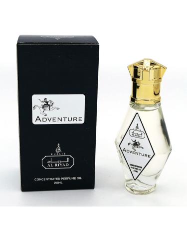 Maison d'Orient ADVENTURE 20 mL Roll On Perfume For Men Alcohol-Free Fragrances. AL RIYAD (Roll On Body Oil) Traveling Essentials For Women and Cruise Accessories