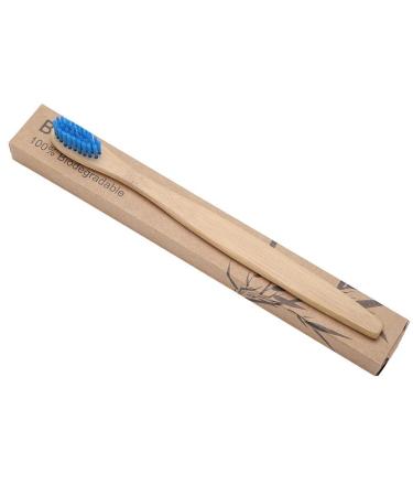 Toothbrush Soft Nylon 6 Colors Recyclable Toothbrushes for Person Oral Care(Blue)