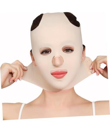 Beavorty 1Pc thin cheek Skin Lifting V- Shape Slimming chin cheek slim double chin strap sleep Skin Tighten Miss 50% spandex makeup skin tightening - Buy Online on GoSupps.com