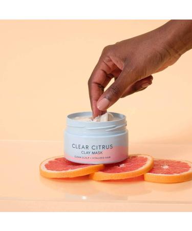 Mermaid Me Mermaid + Me The Clear Citrus Clay Mask 200 ml hair mask for sensitive scalp antidandruff hair care with clay vegan hair mask grapefruit extract - Buy Online on GoSupps.com