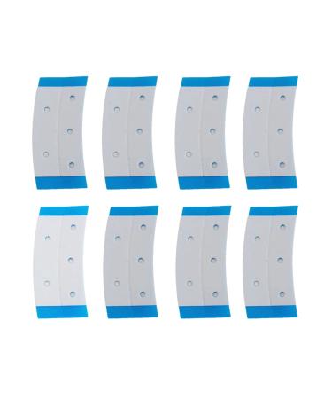 36 Pieces Blue Hole Punch Lace Wig Tape Double-Sided Waterproof Adhesive Tape for Lace Wig Toupee Hairpiece (Blue with Hole)