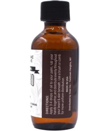 Taconic Shave Premium Huile barbe enti rement naturelle - Bouteille de 2 onces - Bay Rum - Buy Online on GoSupps.com