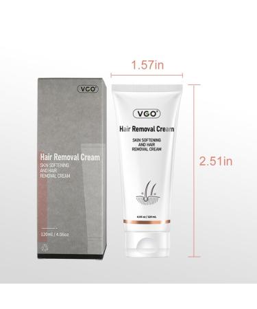 VGO Painless Bikini Gel for Women & Men - Unwanted Hair Removal for All Skin Types | 120ml / 4.06oz - Buy Online on GoSupps.com