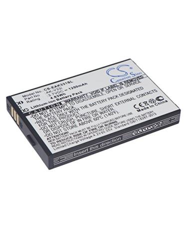 Compatible with Battery Emporia AK-V33i AK-V33i (V1.0) Care Plus CAREplus SafetyPremium Solid Gron Solid Plus SolidPlus V112 V112_001 1250mAh