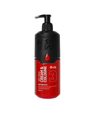 nishman Cream Cologne Series (400ml 03 PYROGENOUS) 13.5 Fl Oz (Pack of 1) 03 PYROGENOUS