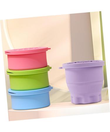 Ipetboom Powder Puff Cleaning Bowl Makeup Brush Scrubber Silicone Makeup Brush Makeup Brush Cleaning Pad Brush Cleaning Bowl Makeup Brush Cleaning Mat Sponge Silica Gel Tool Pink 10x8.5cm Pink - Buy Online on GoSupps.com