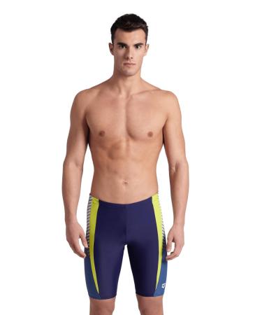 ARENA Men's M Threefold Jammer R Jammer (1 Pack) 6 Navy-grey Blue-soft Green