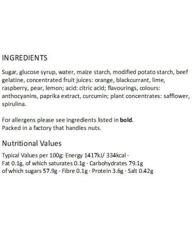 Fruit Pastilles Sweets Gift Jar - Buy Online on GoSupps.com