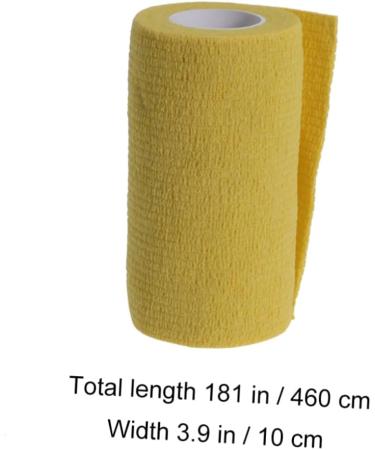 Buy Healeved Rolls Athletic Tape - Non Woven Self-Adhesive Knee Pads - Elasticity Yellow Medium for Superior Support | Fast International Shipping - Buy Online on GoSupps.com