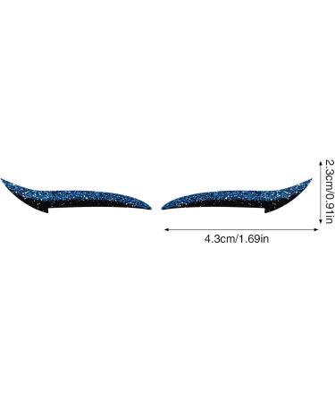 Autocollants pour Eye Liner | D calque Fard Paupi res Femme Disque Maquillage Portable pour Voyage Spectacle Danse 10 Pi ces R sistant l'Eau Bleu - Buy Online on GoSupps.com