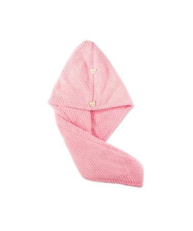 Akoak women microfiber hair towel anti-frizz and super absorbent hair cloth hair towel for wet hair super soft double thick dry hair cap-perfect for curly long and thick hair