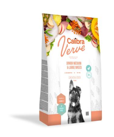CALIBRA DOG GF VERVE JR MEDIUM LARGE BREED PATO POLLO 2KG
