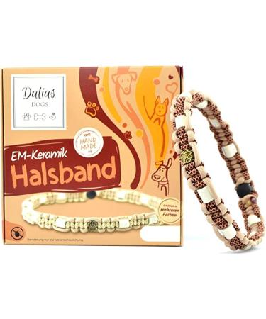EM ceramic collar for dogs & cats-Made-to-measure EM band Original US paracord (less than 20 cm bordeaux red) under 20 cm bordeaux red