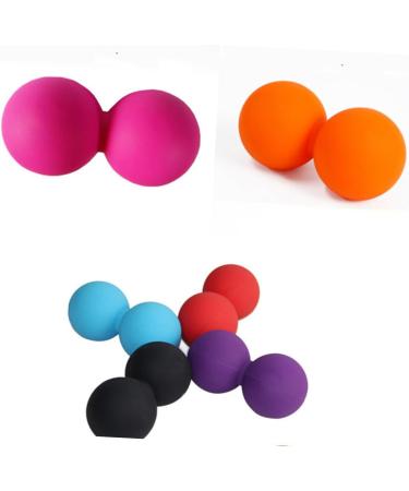 Gatuida 3ST White Peanut Massage Balls | Professional Weightlifting & Fitness Tools | Muscle Soreness Relief | Yoga Roll Equipment - Buy Online on GoSupps.com