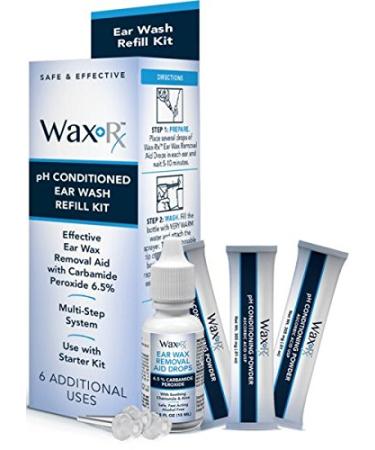 Doctor Easy Wax-Rx Ph Conditioned Ear Wash Refill Kit  1.7 Ounce